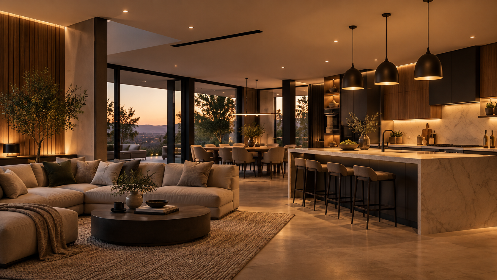 Interior contemporáneo para remodelación